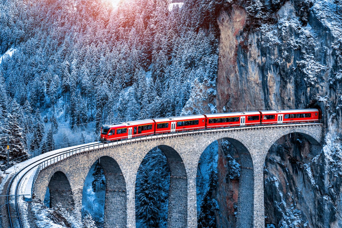TRENINO ROSSO DEL BERNINA, BERGAMO E BRESCIA (Febbraio)
